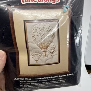 VTG‎ Majestic Balloons Candlewick Kit Monarch Horizons Hot Air Balloon 1983